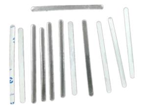China 90mm Length Aluminum Nose Clip For FFP2 Cup Medical Face Mask factory