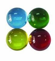 Educational kid's toy ball different color acrylic hemisphere