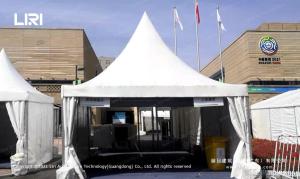 China Outdoor High Peak Privacy Canopy Gazebo Tents 3x3m 4x4m 5x5m 6x6m factory