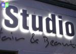 Backlit Outdoor LED Light Box Sign Shop Sign Light Box 28 MM Thickness