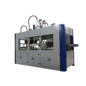 China Biodegradable Fully Automatic Pulp Molding Equipment , PLC + Touch Screen Control factory