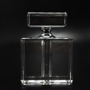 1ml Square Crystal Perfume Bottle with Screw Cap