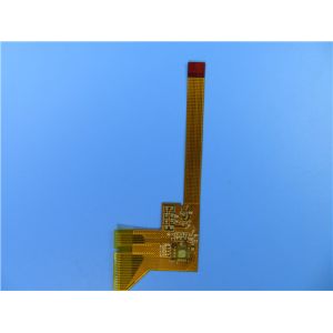 Flexible Printed Circuit (FPC) Built on 1oz Polyimide With Gold Plated for