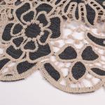 Lightweight Water Soluble Lace Polyester Embroidery Guipure Chemical Lace Trim