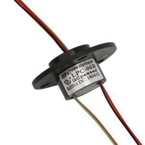 China Cap Type Rotary Slip Ring 6 Circuit 2A 240 VAC/DC Low Contact Resistance factory
