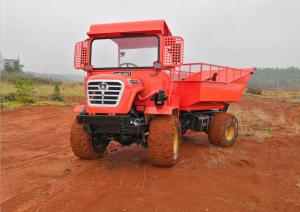 China Light Weight Mini Articulated Dump Truck Full Hydraulic Steering 30HP For Oil Palm factory