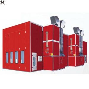 China Controlled Air Distribution Big Size Spray Booth With Square Tube Welding Aluminum Frame Small Portable Paint Booth factory