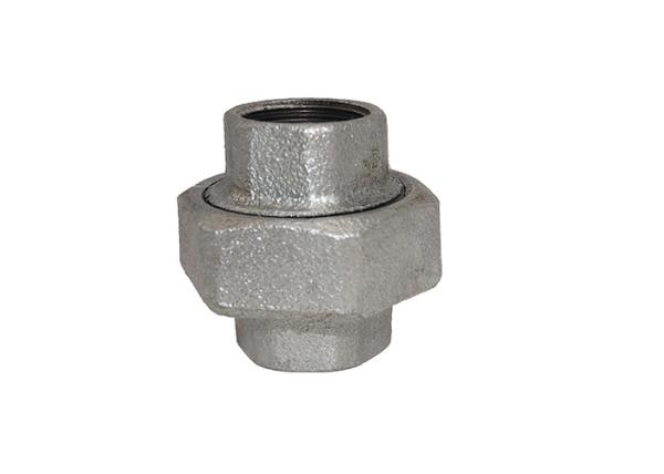 2-1/2" Size White / Black Pipe Union Fitting , Flat Seat Gas Pipe Union