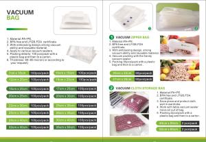 China NEW Arrival Vacuum Sealer Packaging Machine Film Sealer Vacuum packer Bag GK-TVS-2150I factory