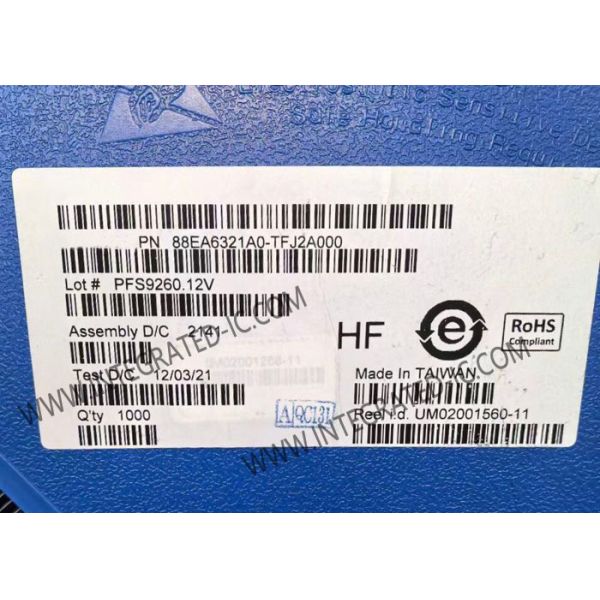 88EA6321A0-TFJ2A000 Automotive Grade 1 Ethernet IC Physical Layer Transceiver