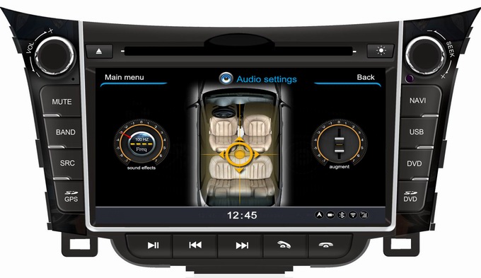 Ouchuangbo S100 Platform DVD Radio Player for Hyundai I30 2013 Wifi GPS Sat Nav Multimedia