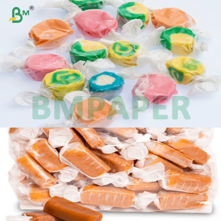Virgin pulp confectionery paper product display