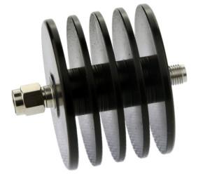 China 25w SMA Connector Coaxial Fixed Attenuator DC-12.4 DC-6 DC-18 45×50.5mm factory