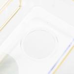 Metal Suction Cup Bathroom Shelf Corner Rack Single Tier Wall Mounted Type