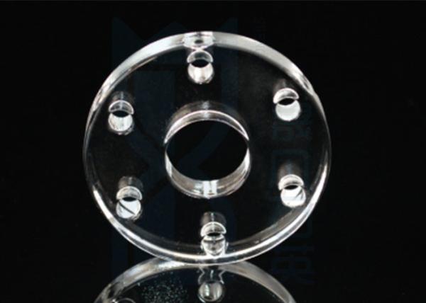High Temperature Resistance Quartz Tube Flange For Chemical Industry Electric