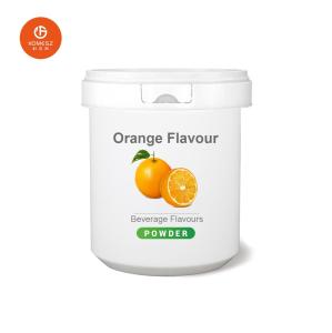 China Orange Flavor Powder Fresh Fruit Flavor Instant Drink 3-In-1 For Beverage factory