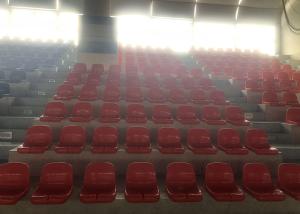 China Custom Stadium Arena Stage Seating Polypropylene Material Comfortable With Back factory