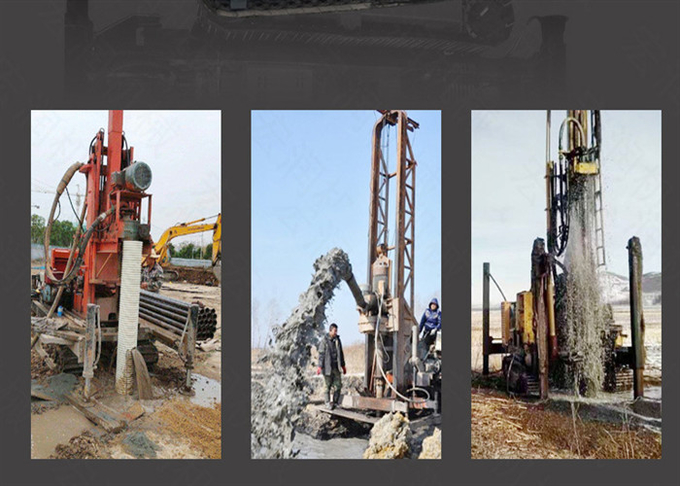 High-Tech ST350 Borehole / Water Well Drilling Rig Support customization
