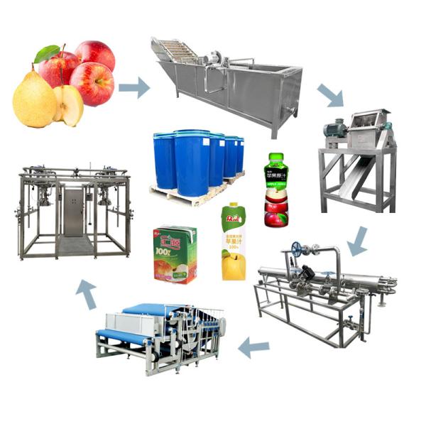 China CE Certified Apple Juice Processing Line with HPP UHP Technology factory