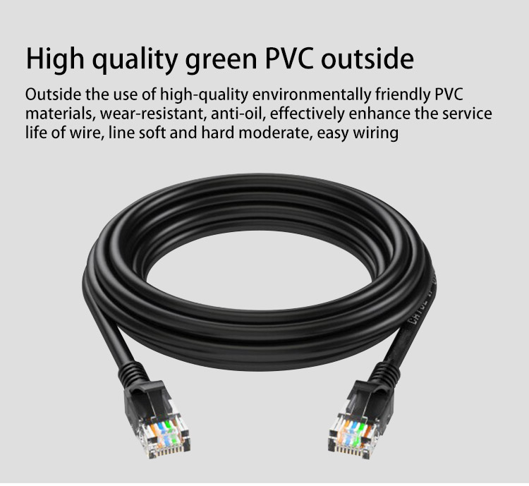 1.5m 3m 5m 10m CAT5 Patch Cord 6ft Cat5e Network Cable Gold Plated