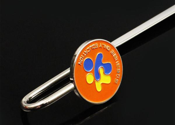 stainless College graduates customized metal bookmarks school emblem bookmarks