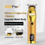 Barbers USB Rechargeable Hair Trimmer , Multifunction Portable Male Body Groomer