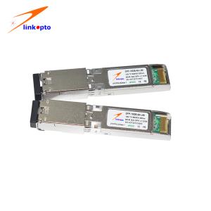 China 10G 1490/1550nm 80KM LC DOM Gigabit Ethernet SFP Module factory