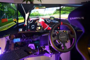China PC Rig Simulator Racing Game Machine Steer Wheel With Pedal factory