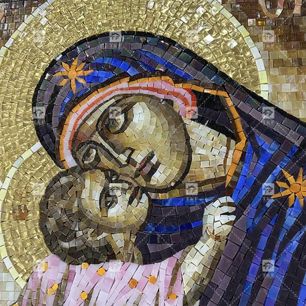 Mosaic Tile Picture Art Mural Restaurant Living Room Interior Wall Decoration