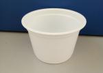acidophilus milk plastic cup in white color for milk, drink, jelly, solid food