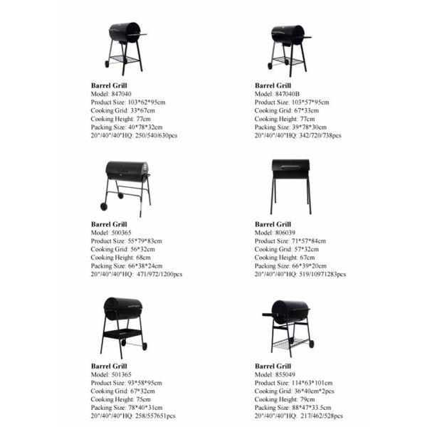 High Quality Custom Logo Stainless Steel Barbecue Grill Outdoor Charcoal BBQ Grill for Promotion