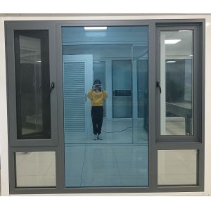 Anodized Finished Powder Coated Aluminum Swing Window Customized Inward Casement