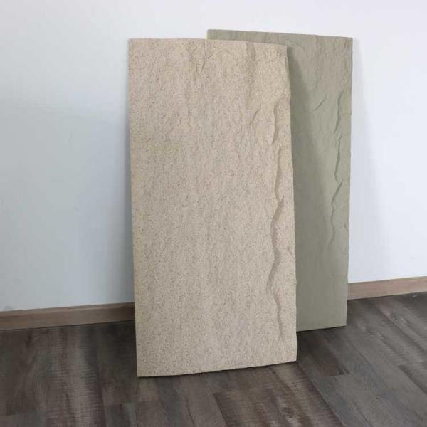 China Lightweight PU Polyurethane Stone Panel Wall Artificial Faux 1200 * 600mm factory