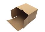 Personalized Brown Kraft Paper Boxes , Hinged Lid Gift Boxes With Magnetic