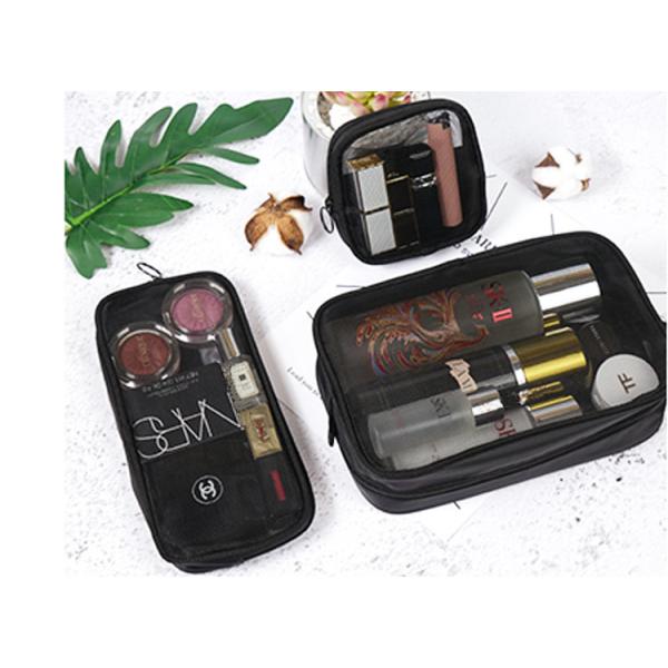 Lady portable mesh large capacity multi-functional South Korea travel three sets toiletry bag