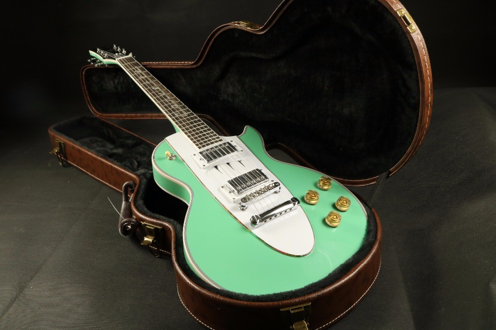 LP Corvette Electric guitar Figured Maple Top Veneer Grover Tuner More Color Can Choose