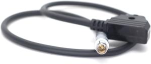 China Black Follow Focus Cable Dtap Male To RS Fischer 3 Pin Male factory