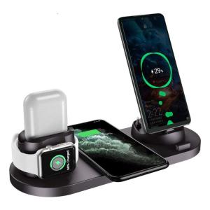 China 6 In 1 Electronic Wireless Charger Corporate Gift ABS Material Multifunctional factory