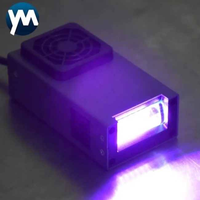 70W UV LED 365nm Lamp 385nm 395nm 405nm Flashlight for Air Cooling Car paint inspection