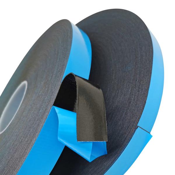 China 10ft Self Adhesive Foam Sealing Tape Strip Sticky Pe Sponge Hot Melt Tape factory