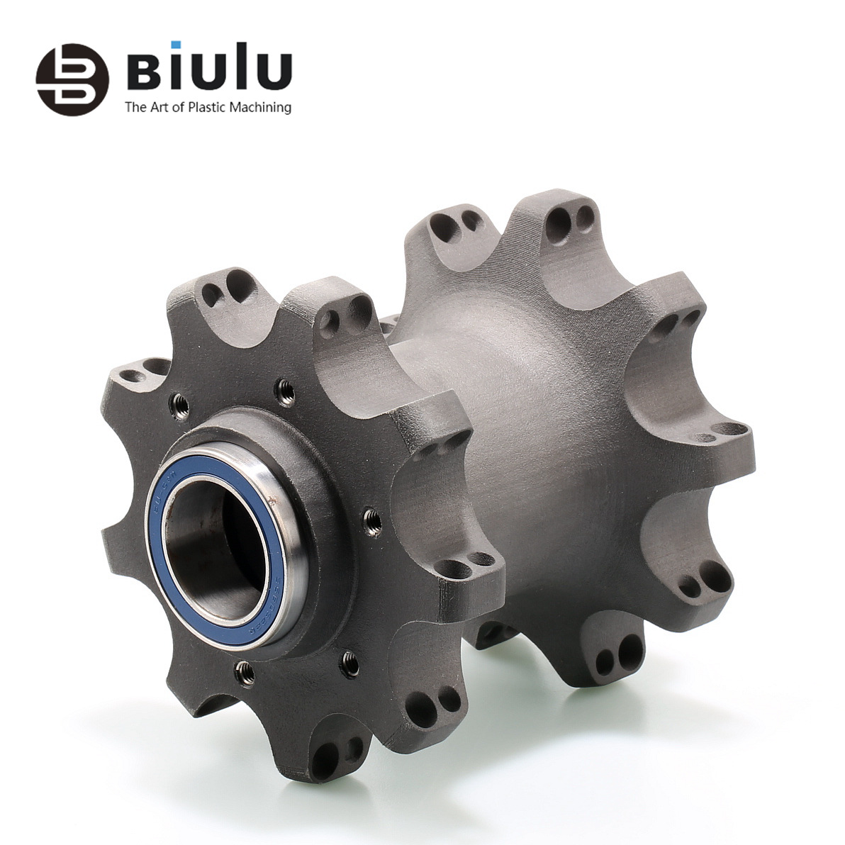 3D Print 5 Axis CNC Plastic Machining Multiple Process Rapid High Precision Nylon Part