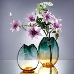 Mouth Blown Nordic Artificial Decorative Glass Vases