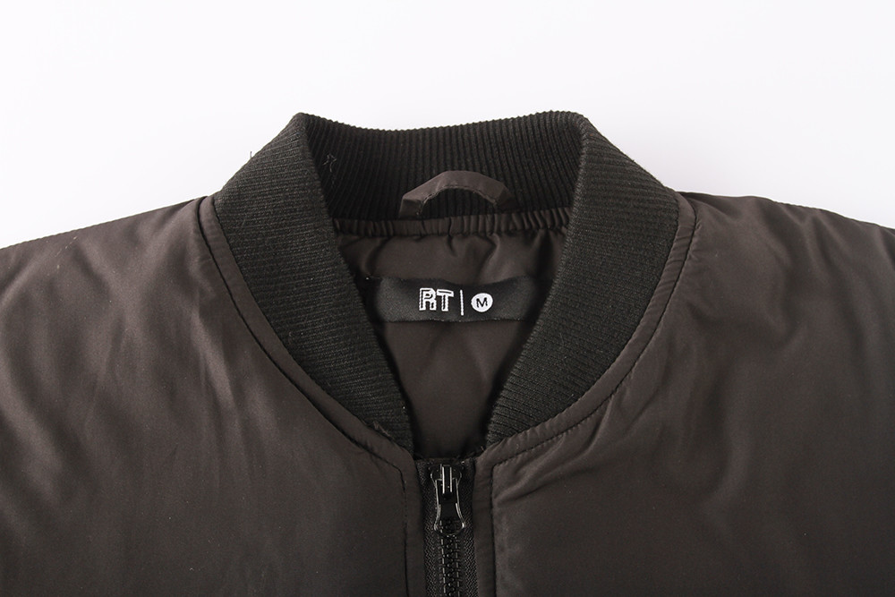 Custom Men'S Longline Jacket Polyester Material Olive Color
