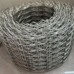 Galvanized Wire Reinforced Pipeline Coating Mesh RFSM-L 8 Lines 1.66mm-2.85mm