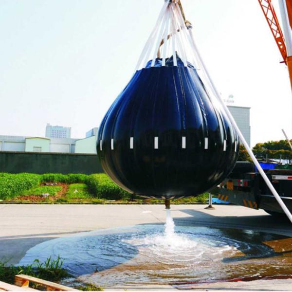 25 Tons Fast Draining Crane Load Test Water Bags Corrosion Resistant Long Lasting