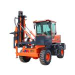 Guardrail Pile Driver Wheeled Highway Guardrail Drilling Machine Vibro Machine