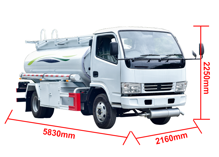4x2 HOWO Oil Tanker Truck With Maximum Torque ≤500Nm Fuel Tank Capacity ≤100L
