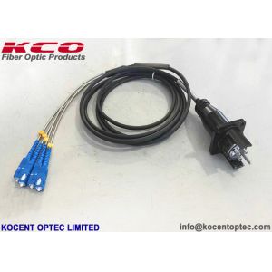 China Outdoor Military Grade IP65 Fiber Optic Patch Cord Tactical Fiber Connector for Harsh Environments on sale