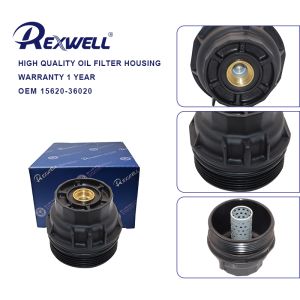 China 15620-36020 15620-36010 Oil Filter Cap Assembly Oil Filter Housing For Toyota Lexus Camry Highlander RAV4 Venza Scion on sale