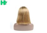 Remy Human Hair Bob Wig Short Bob Straight With 12 Inch Length 200g
